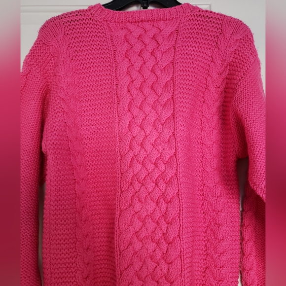 Mistral 100% wool sweater in pink size S - Picture 9 of 15
